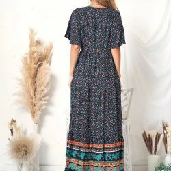 Anna-Kaci Boho Flared Sleeve Paisley Maxi Dress 15 Anna-Kaci Boho Flared Sleeve Paisley Maxi Dress -ANNA-KACI SHOP M00740170448829 3158966703