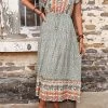Anna-Kaci Ruffle Sleeve Boho Dress