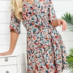 Anna-Kaci Ruffle Sleeve Floral Tiered Dress -ANNA-KACI SHOP M00762501268357 2836938506