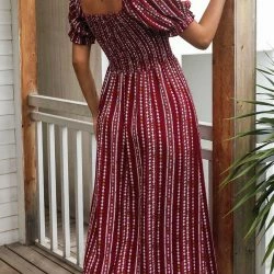 Anna-Kaci Aztec Print Slit Dress -ANNA-KACI SHOP M00762501270633 2568905069