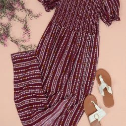 Anna-Kaci Aztec Print Slit Dress -ANNA-KACI SHOP M00762501270633 3389505976