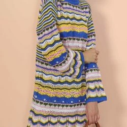 Anna-Kaci Vibrant Holiday Knit Sweater Dress -ANNA-KACI SHOP M00762501278806 2310496751