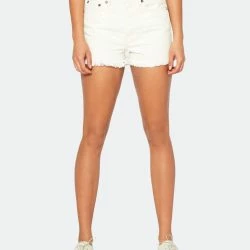 NOEND Denim Muse Shorts In Bone