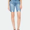 NOEND Denim Muse Shorts In Coast
