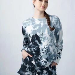 Shiraleah Rae Tie Dye Shorts , Black