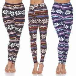 White Mark Pack Of 3 Leggings