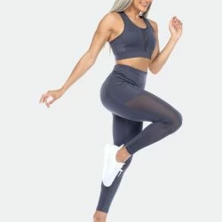 White Mark High-Waist Mesh Fitness Leggings -ANNA-KACI SHOP M00840060467630 1719633329