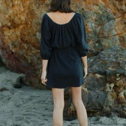 Rachel Pally Gauze Alba Dress - Black -ANNA-KACI SHOP M00840091859268 2200267717