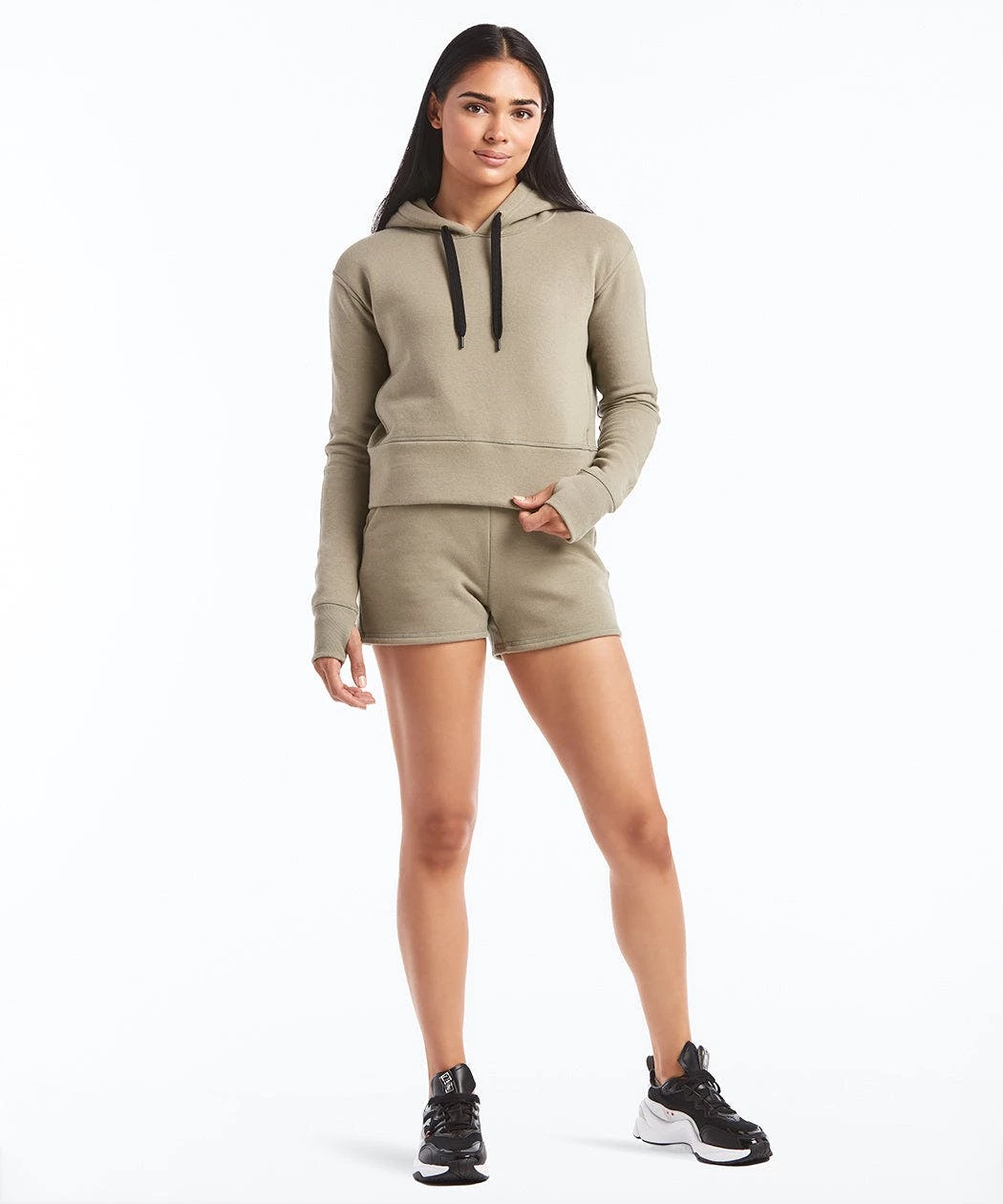 Public Rec Luxe Fleece Short | Women's Sage 2 Public Rec Luxe Fleece Short | Women's Sage - Image 2