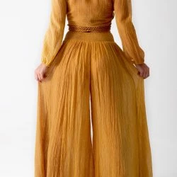 Miguelina Solange Gauze Beach Pant - Amber 7 Miguelina Solange Gauze Beach Pant - Amber -ANNA-KACI SHOP M00841284128581 4266852712 scaled