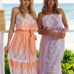 Miguelina Clarice Embroidered Wrap Skirt In Lavender -ANNA-KACI SHOP M00841284136210 3455868036 scaled