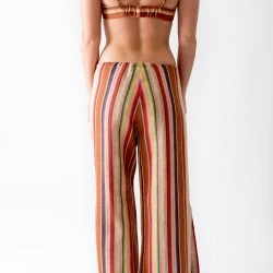 Miguelina Fifi Rust Stripes Wide-Leg Pants -ANNA-KACI SHOP M00841284137484 1464288503 scaled