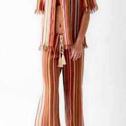 Miguelina Fifi Rust Stripes Wide-Leg Pants -ANNA-KACI SHOP M00841284137484 1752540498 scaled