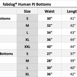 Fabdog Red Thermal Matching Human Pajamas -ANNA-KACI SHOP M00849088031373 3408066559
