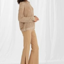 Minnie Rose Viscose Blend Flared Pants