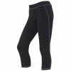 AWDis Just Cool Womens/Ladies Girlie Capri Sports Pants/Trousers (Jet Black/Purple)