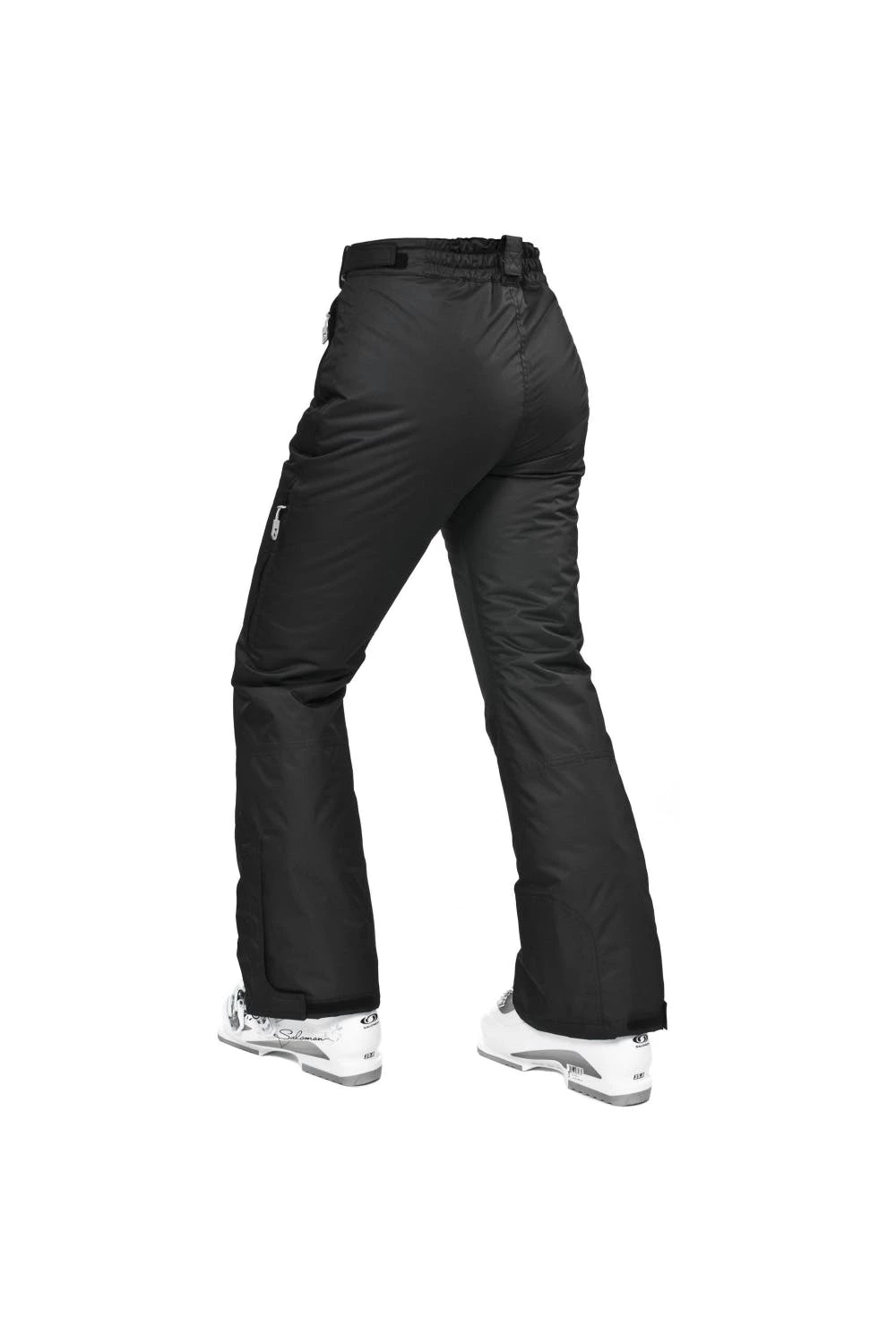 TRESPASS Womens/Ladies Lohan Waterproof Ski Pants - Black 3 TRESPASS Womens/Ladies Lohan Waterproof Ski Pants - Black - Image 3