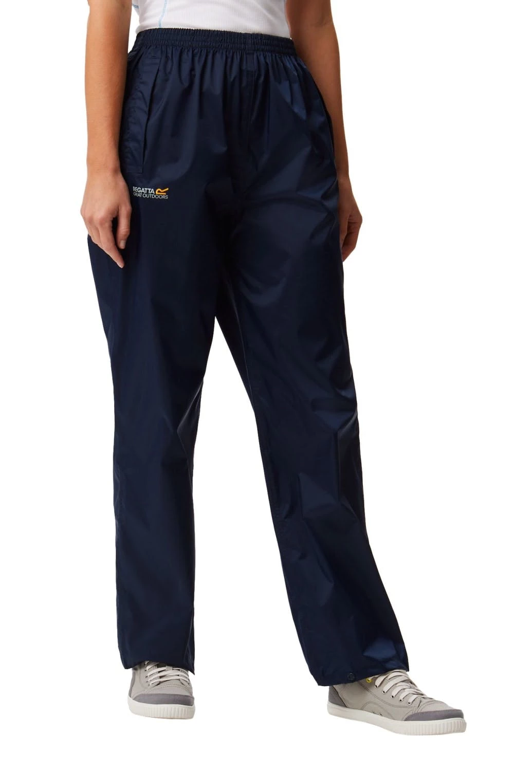 Regatta Great Outdoors Womens/Ladies Adventure Tech Pack It Waterproof Pants (Midnight) 3 Regatta Great Outdoors Womens/Ladies Adventure Tech Pack It Waterproof Pants (Midnight) - Image 3