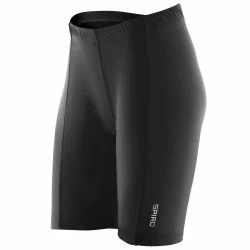 Spiro Ladies/Womens Padded Bikewear / Cycling Shorts (Black)