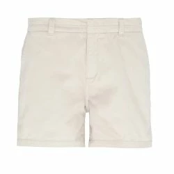 Asquith & Fox Womens/Ladies Classic Fit Shorts (Natural)