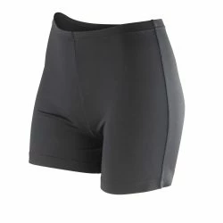 Spiro Womens/Ladies Softex Stretch Sports Shorts (Black)