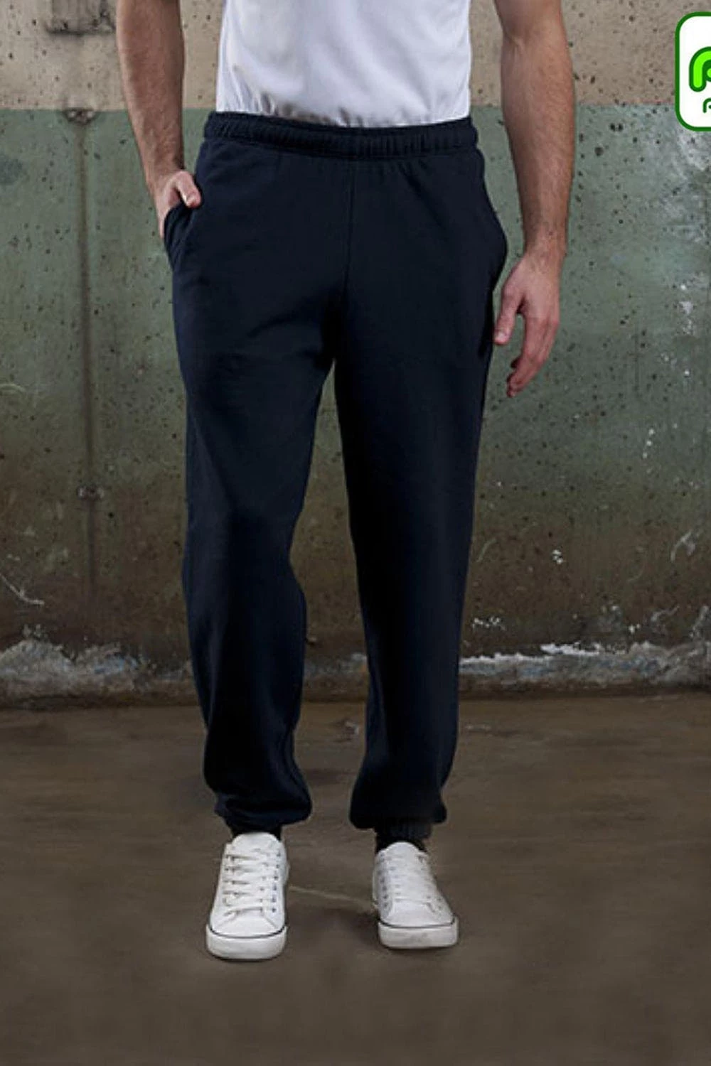 Awdis College Cuffed Sweatpants (New French Navy) 2 Awdis College Cuffed Sweatpants (New French Navy) - Image 2