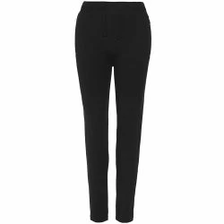AWDis Hoods Womens/Ladies Girlie Tapered Track Pants (Jet Black)
