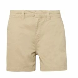Asquith & Fox Womens/Ladies Classic Fit Shorts (Khaki)