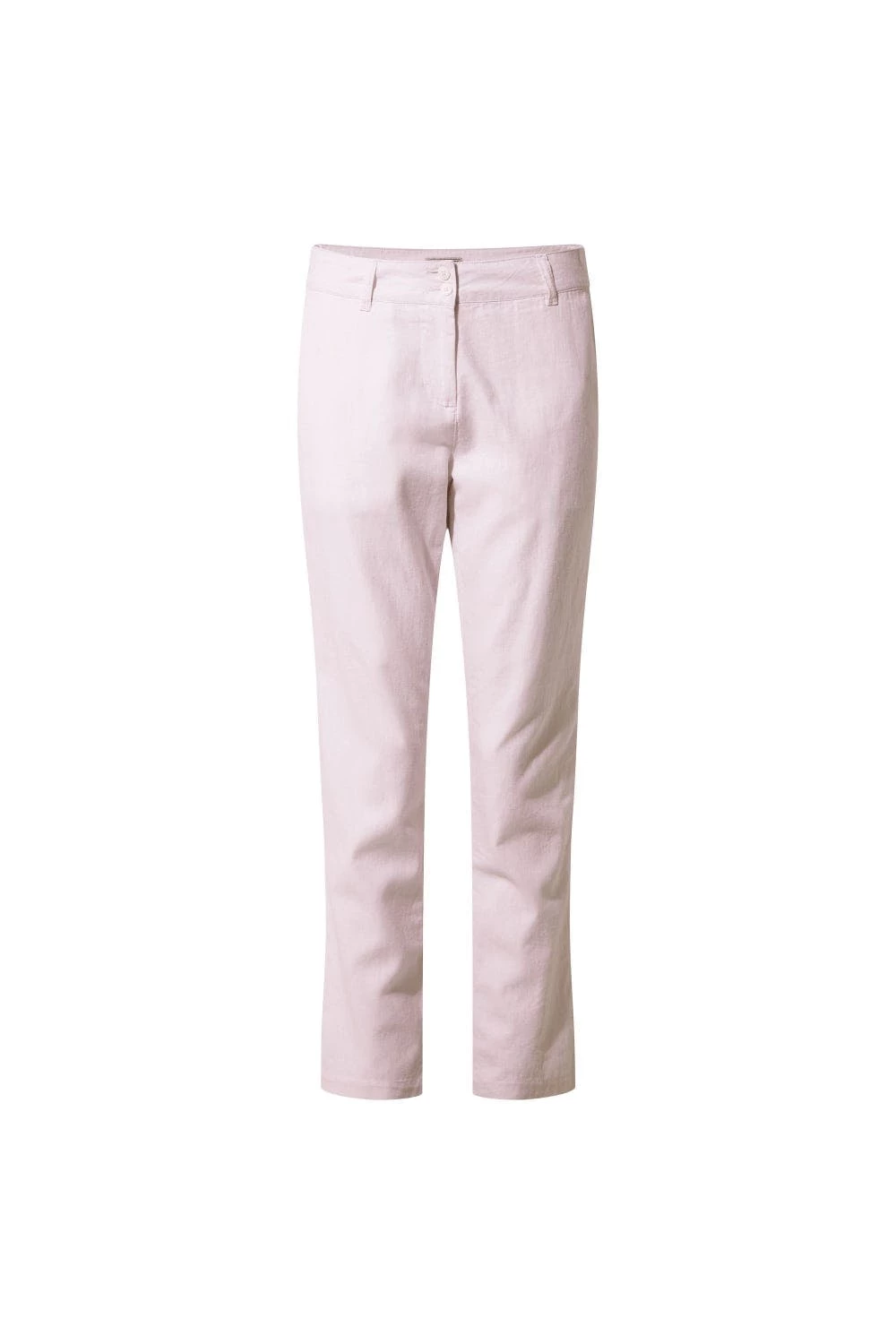Craghoppers Womens/Ladies Rosa Pants (Seashell Pink Railroad) 1 Craghoppers Womens/Ladies Rosa Pants (Seashell Pink Railroad)