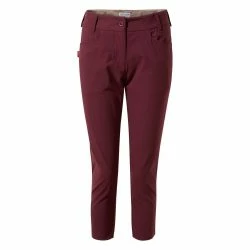 Craghoppers Womens/Ladies NosiLife Clara Crop Pants (Wildberry)