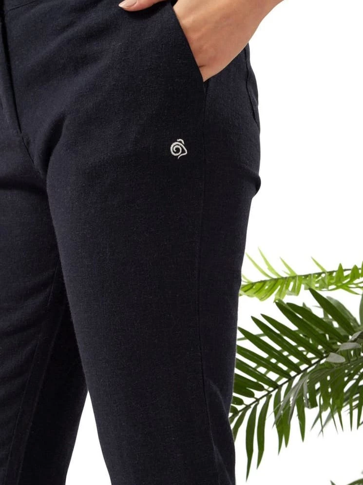 Craghoppers Womens/Ladies Orisia NosiBotanical Pants (Navy) 6 Craghoppers Womens/Ladies Orisia NosiBotanical Pants (Navy) - Image 6
