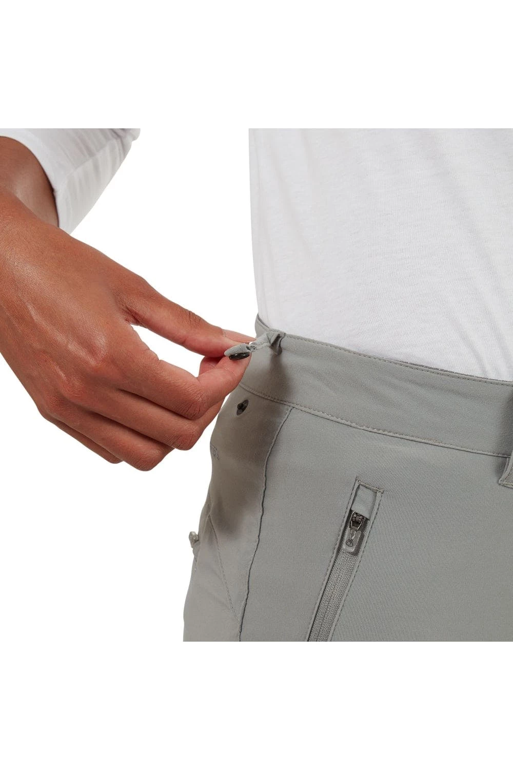 Craghoppers Womens/Ladies Nosilife Pro II Convertible Pants (Cloud Grey) 6 Craghoppers Womens/Ladies Nosilife Pro II Convertible Pants (Cloud Grey) - Image 6