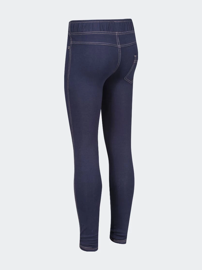 Regatta Girls Abbeline Leggings - Indigo Denim 5 Regatta Girls Abbeline Leggings - Indigo Denim - Image 5