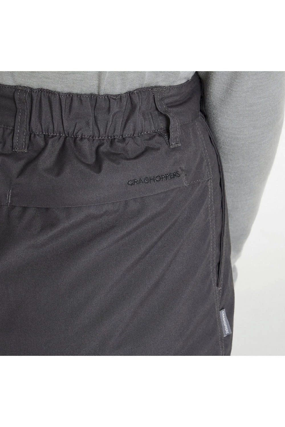 Craghoppers Womens/Ladies Expert Kiwi Pants - Carbon Grey 2 Craghoppers Womens/Ladies Expert Kiwi Pants - Carbon Grey - Image 2