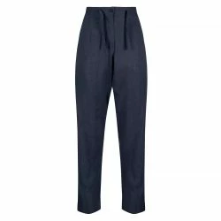 Regatta Womens/Ladies Maida Linen Pants (Navy)