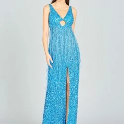 Lara Regan Fringe Sequin Dress