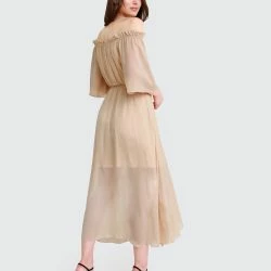 Belle & Bloom Amour Amour Ruffled Midi Dress - Sand 8 Belle & Bloom Amour Amour Ruffled Midi Dress - Sand -ANNA-KACI SHOP M09343608112210 335626847