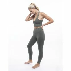 Lezat Elevate 7/8 High Waisted Legging - Cactus Leggings Grey -ANNA-KACI SHOP unnamed file 129