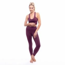 Lezat Elevate 7/8 High Waisted Legging - Sangria Leggings -ANNA-KACI SHOP unnamed file 172