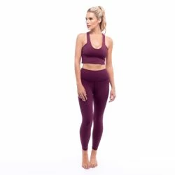 Lezat Elevate 7/8 High Waisted Legging - Sangria Leggings -ANNA-KACI SHOP unnamed file 174
