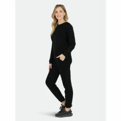 Lezat Melody Everyday Natural Sweatpant Pants Black -ANNA-KACI SHOP unnamed file 203