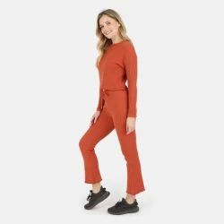 Lezat Fiona Organic Cotton Waffle Thermal Pant Pants Brick -ANNA-KACI SHOP unnamed file 226