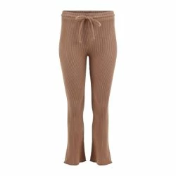 Lezat Fiona Organic Cotton Waffle Thermal Pant Pants Cocoa