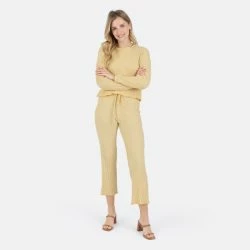 Lezat Fiona Organic Cotton Waffle Thermal Pant Pants Canary -ANNA-KACI SHOP unnamed file 245