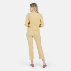 Lezat Fiona Organic Cotton Waffle Thermal Pant Pants Canary -ANNA-KACI SHOP unnamed file 249