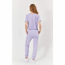 Lezat Melody Embossed Logo 3-pocket Sweatpant Pants Lavender -ANNA-KACI SHOP unnamed file 254