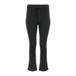 Lezat Fiona Organic Cotton Waffle Thermal Pant Pants Black
