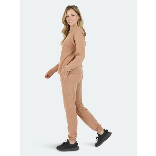 Lezat Melody Everyday Natural Sweatpant Pants Camel 3 Lezat Melody Everyday Natural Sweatpant Pants Camel - Image 3