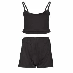 Lezat Kora Cotton Tank, Shorts And Robe Sleep Set - Black Sleepwear 5 Lezat Kora Cotton Tank, Shorts And Robe Sleep Set - Black Sleepwear -ANNA-KACI SHOP unnamed file 42
