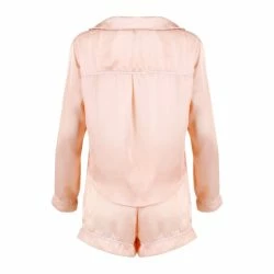 Lezat Nina Silk Pajama Short Set Sleepwear Peach -ANNA-KACI SHOP unnamed file 80